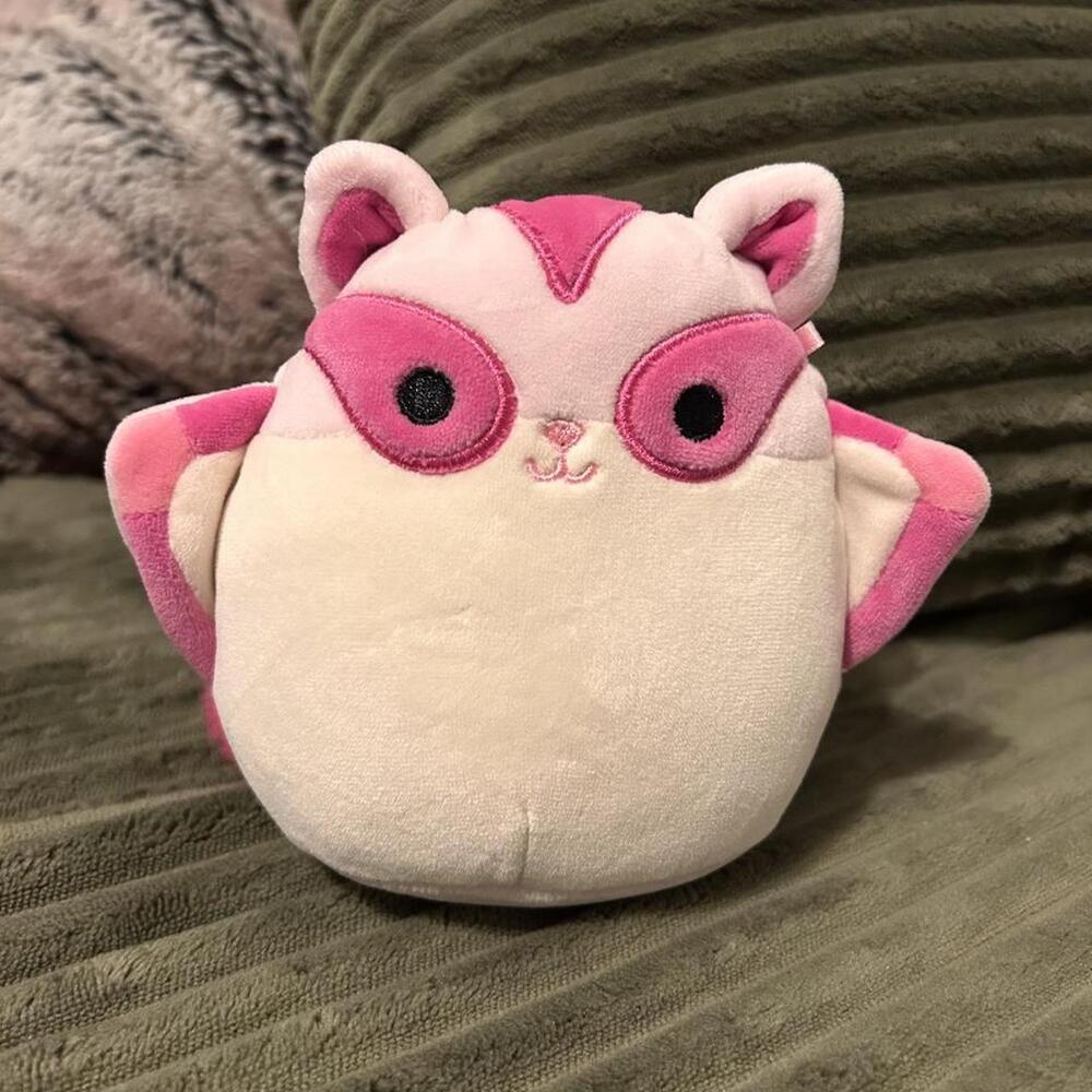 Squishmallows 5" Brixton the Sugar Glider pink plush toy